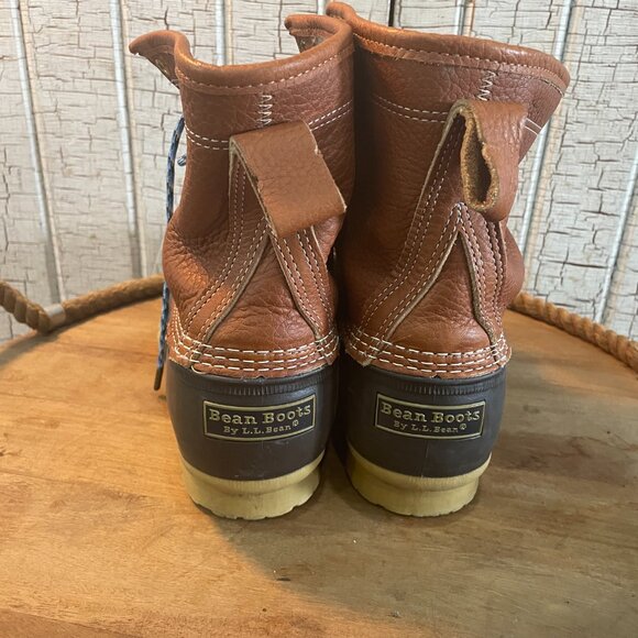 LL Bean Bean Boots Gumshoes Size 13 Brown Duck Boots NWT - Picture 3 of 7